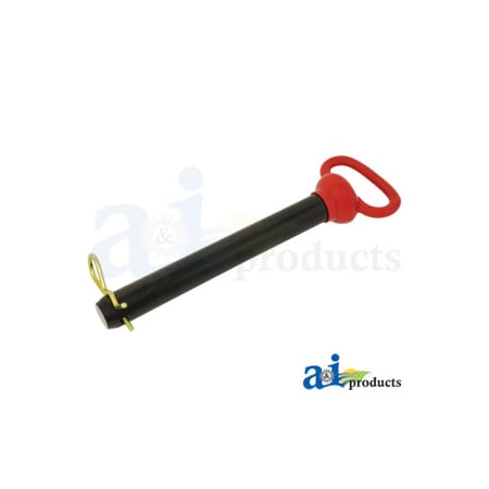 A & I Products Hitch Pin, Red Handled 1 1/8" x 8 1/2 12" x3" x2" A-HP108